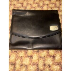 Toyota Manual Cover Case Black Snap See-Through Double Window for Documents (1B)